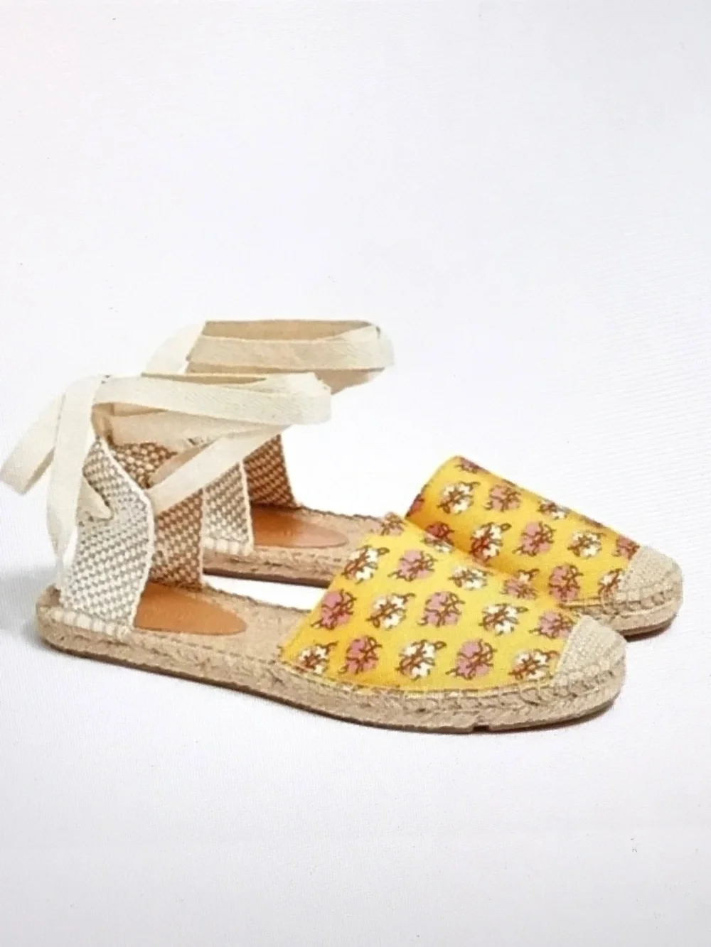 J. CREW FACTORY Ankle Wrap Espadrille Sandal Size 9.5